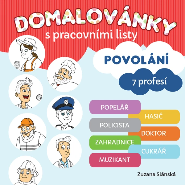Domalovánky s pracovními listy - POVOLÁNÍ 1
