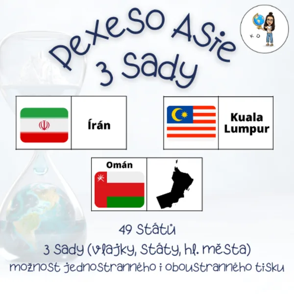 Pexeso Asie - 3 sady 1