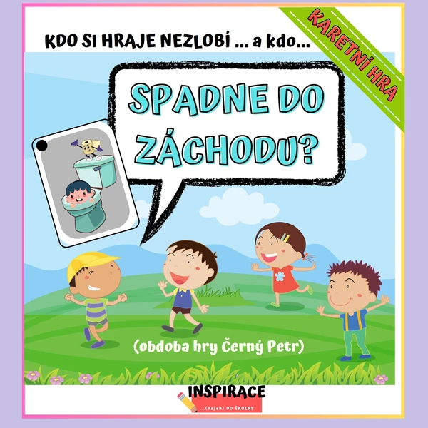 Karetní hra - KDO SI HRAJE - NEZLOBÍ... a kdo spadne do záchodu? ☺️🚽 1