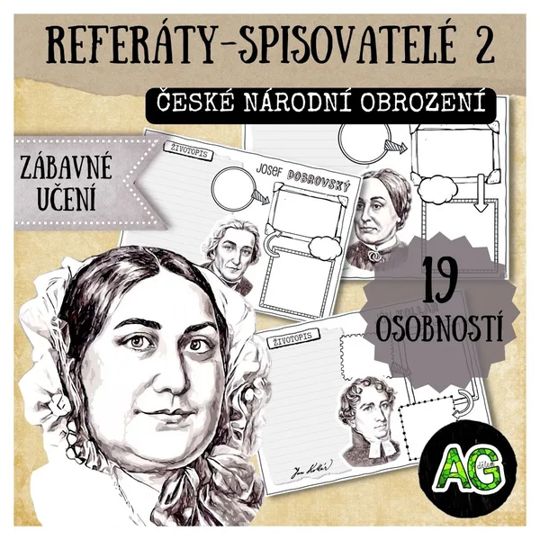 REFERÁTY - 19 OSOBNOSTÍ ČESKÉHO NÁRODNÍHO OBROZENÍ 1