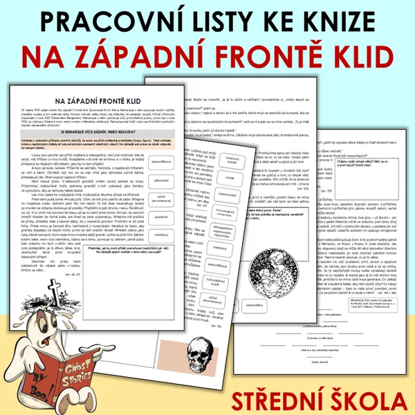 Na západní frontě klid - práce s textem 1
