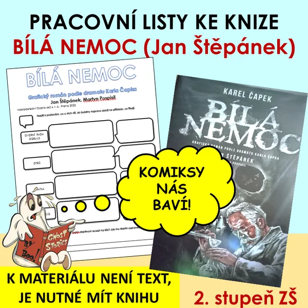 Čtenářské listy - Bílá nemoc - komiks 1