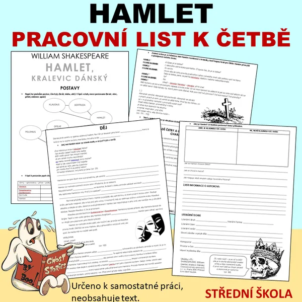 Hamlet - pracovní listy na rozbor díla 1