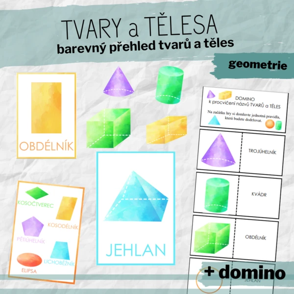 Přehled tvarů a těles  1