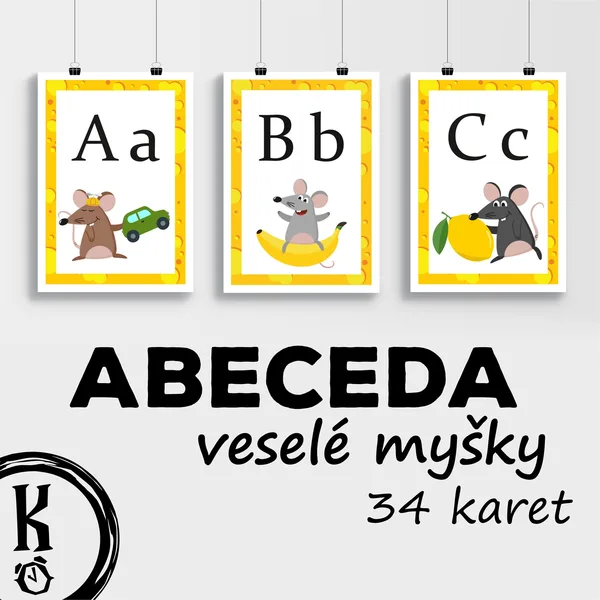 Abeceda veselé myšky 1