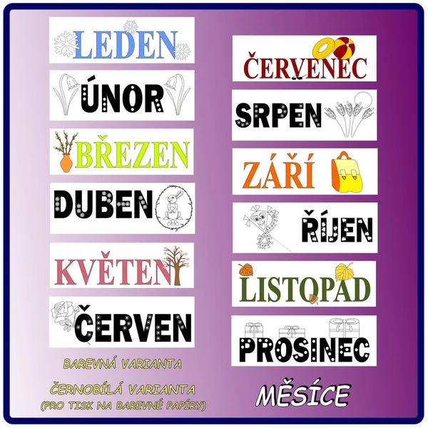 Měsíce 1