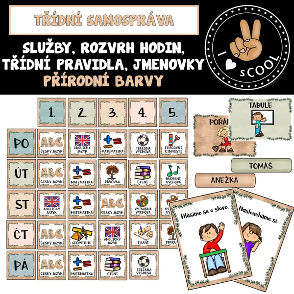 Třídní samospráva - přírodní výzdoba 1
