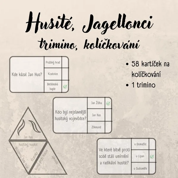 Husitství, pohusitská doba, Jagellonci - trimino, kolíčkování 1