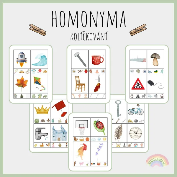 Homonyma, kolíčkování 1