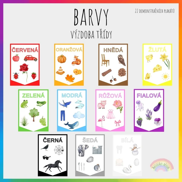 Barvy, výzdoba třídy 1
