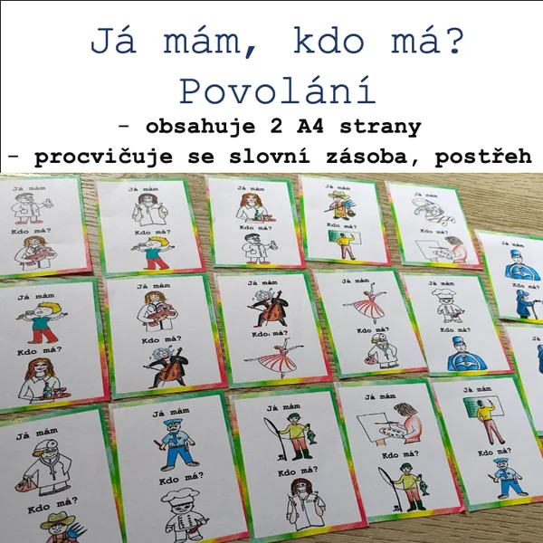Já mám, kdo má? Povolání 1