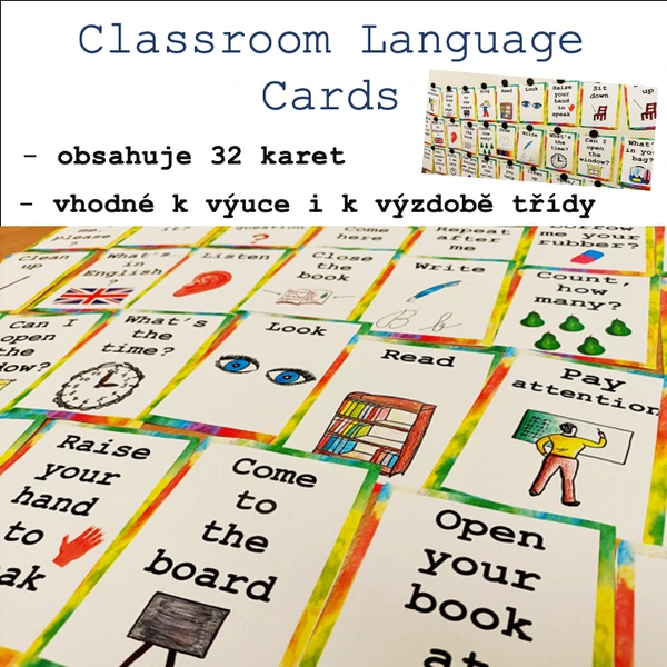 Classroom Language Cards 1
