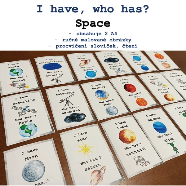 I have, who has? Space 1