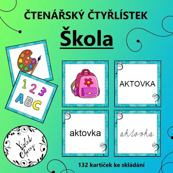 Čtenářský čtyřlístek - Škola 1