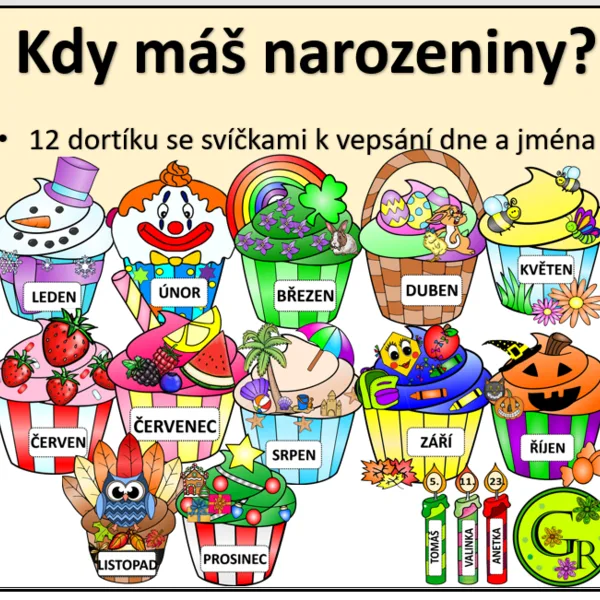 Kdy máš narozeniny? 1