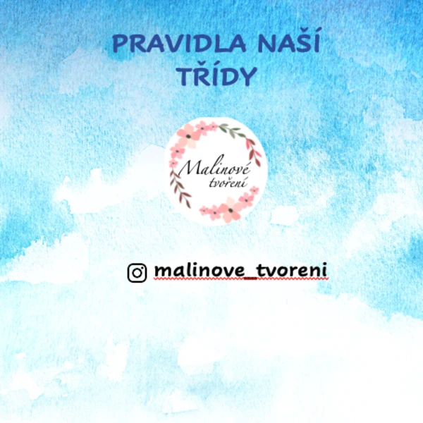 Pravidla naší třídy 1
