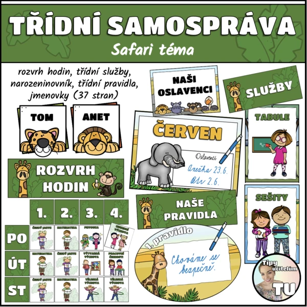 Safari - třídní samospráva (balíček 5 produktů) 1