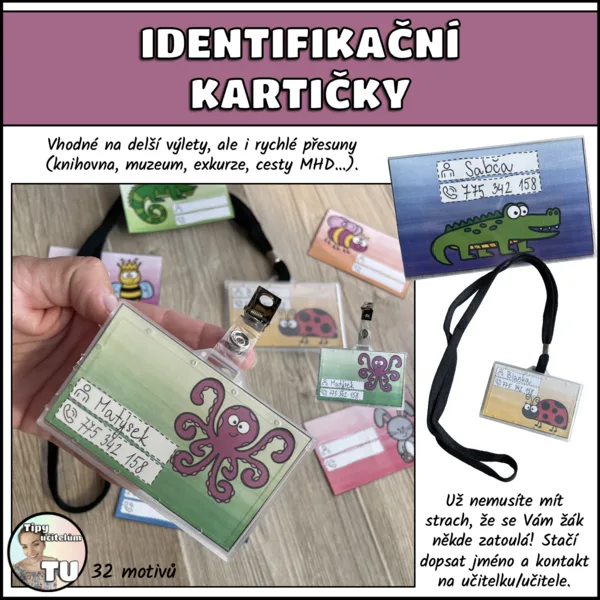 Identifikační kartičky 1