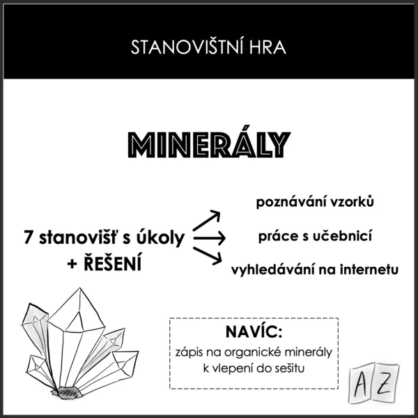 Stanovištní hra - minerály 1