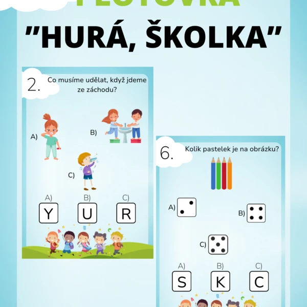Plotovka “Hurá, školka” 1