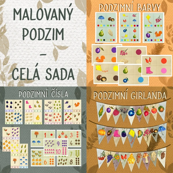 Malovaný podzim - Celá sada 1
