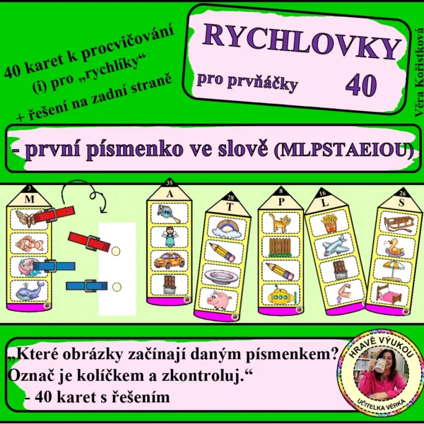 RYCHLOVKY 40 – PRVNÍ PÍSMENKO VE SLOVĚ 1