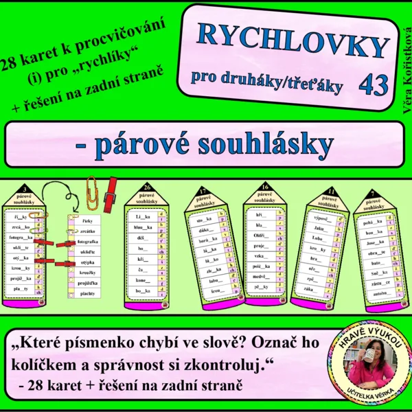 RYCHLOVKY 43 – PÁROVÉ SOUHLÁSKY 1