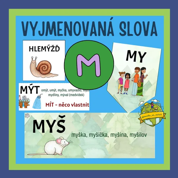 Vyjmenovaná slova po M 1