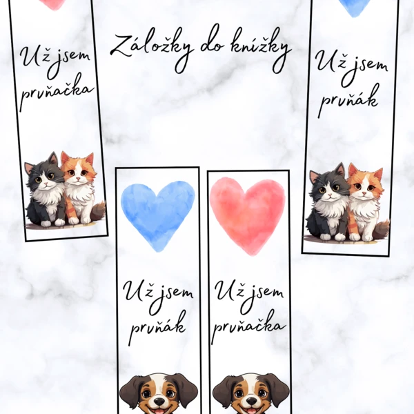 Záložka do knížky - Už jsem prvňák/prvňačka 1