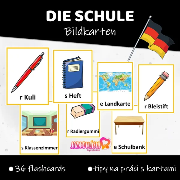 Die Schule Bildkarten 1