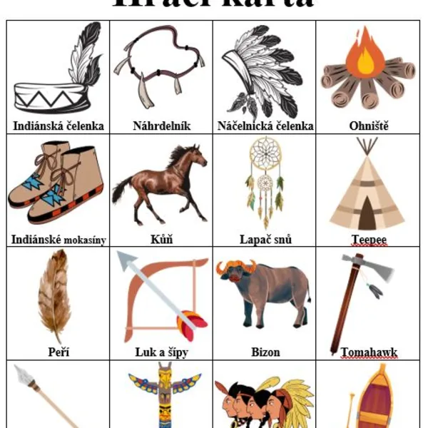 Bingo - Indiáni 1