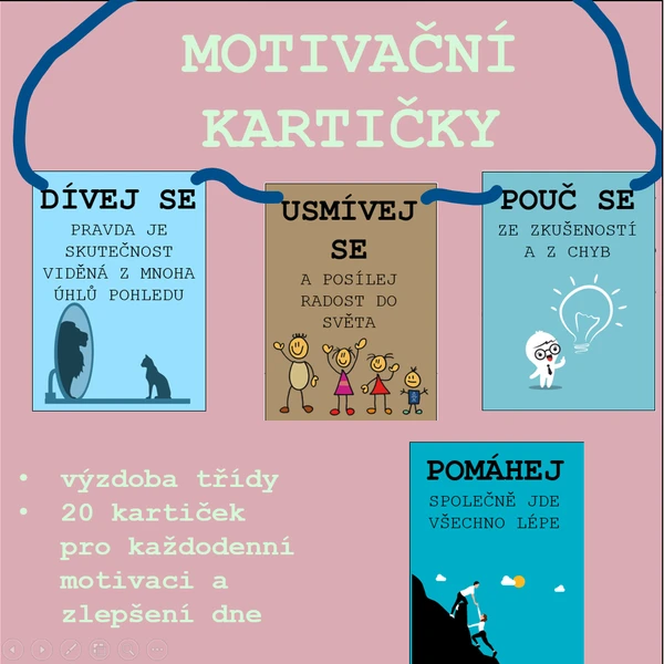 Motivační kartičky 1
