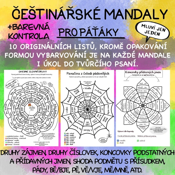 ČEŠTINÁŘSKÉ MANDALY - 5. třída 1