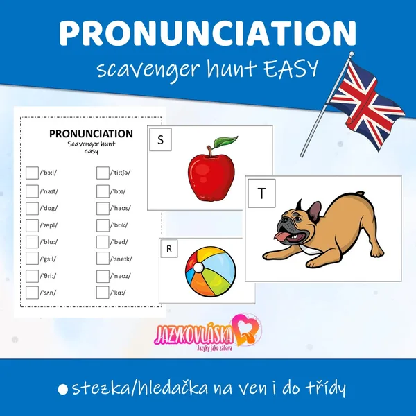 Pronunciation scavenger hunt easy 1