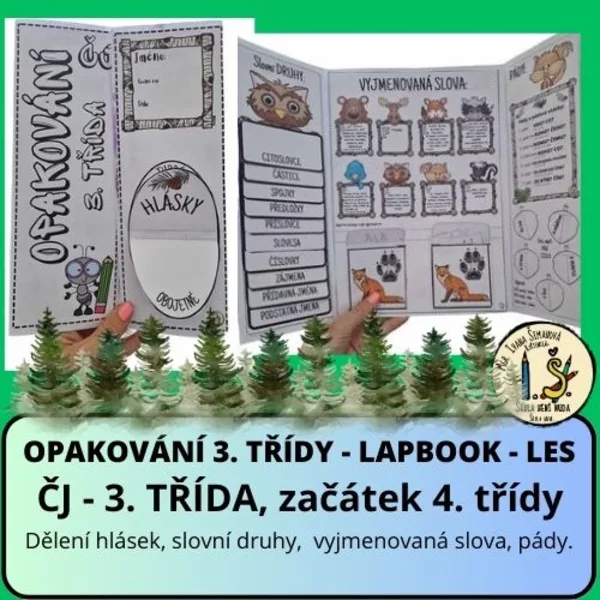 Opakování 3. třídy ČJ – LAPBOOK 1
