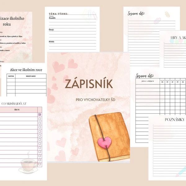 Zápisník pro vychovatelky ŠD 2023/2024 1