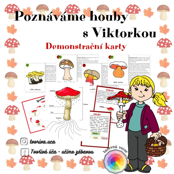 Poznáváme houby 1