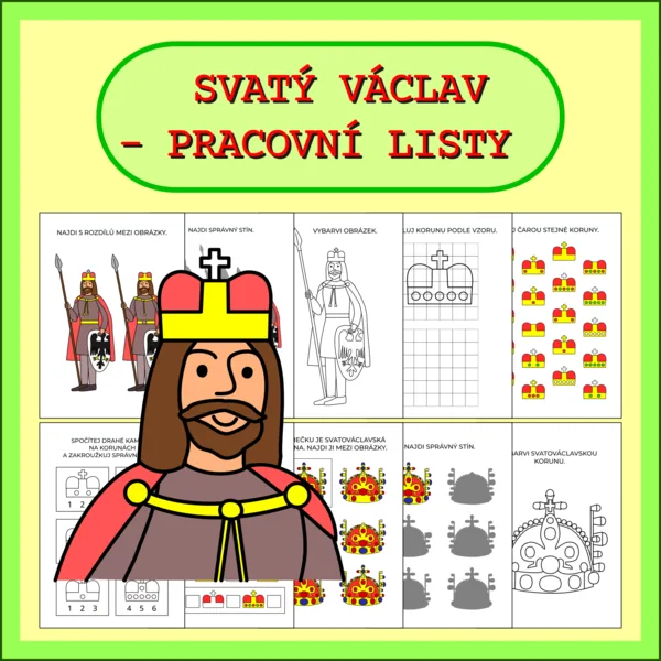 SVATÝ VÁCLAV - PRACOVNÍ LISTY 1