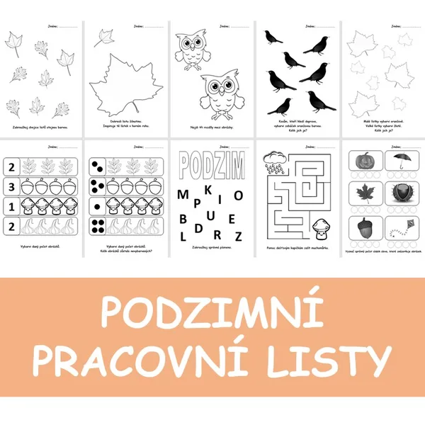 PODZIMNÍ PRACOVNÍ LISTY 1