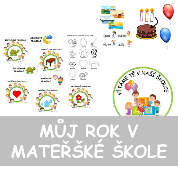 MŮJ ROK V MATEŘSKÉ ŠKOLE (základ portfolia dítěte) 1