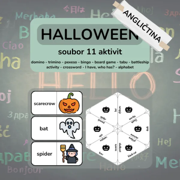 Halloween - soubor 11 aktivit 1
