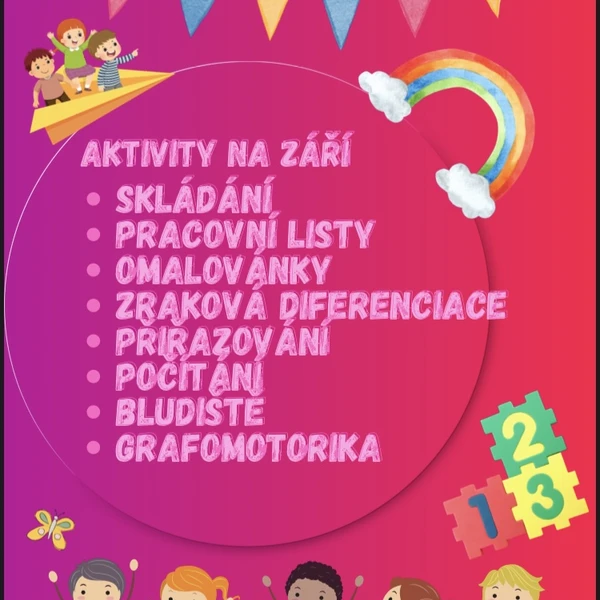 Aktivity září - přivítání po prázdninách  1