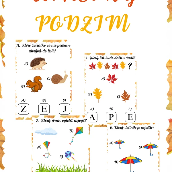 Podzimní plotovka “Barevný podzim” 1