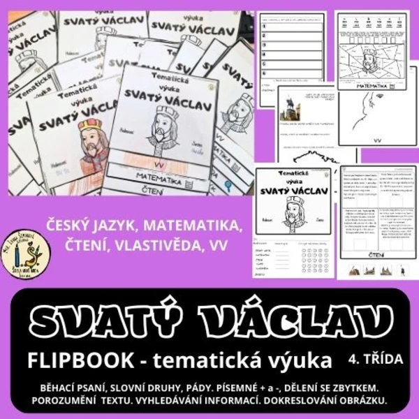 SV. VÁCLAV-flipbook TEMATICKÁ VÝUKA - 4. třída 1