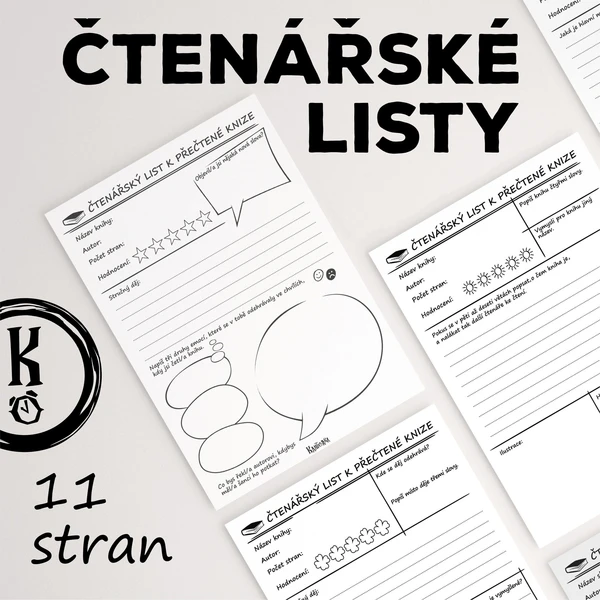 Čtenářský deník / čtenářské listy 1