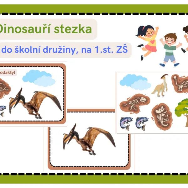 Dinosauří stezka - skládačky 1