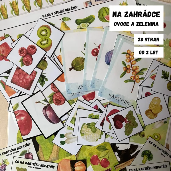 NA ZAHRÁDCE - OVOCE A ZELENINA 1