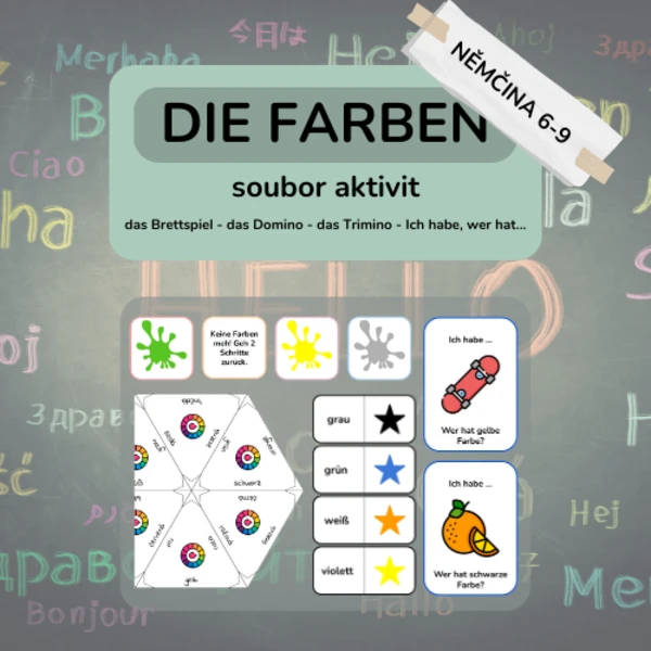 Die Farben - soubor 4 aktivit 1
