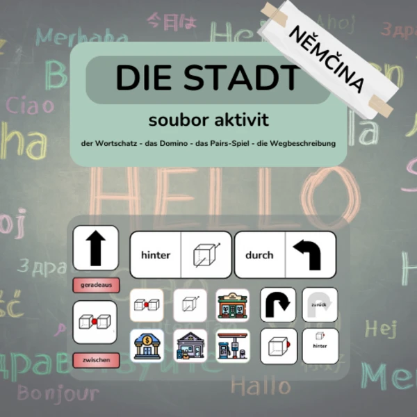 Město - soubor aktivit (die Stadt) 1