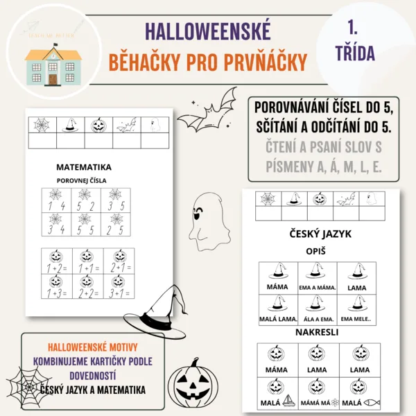Halloweenské běhačky pro prvňáčky 1